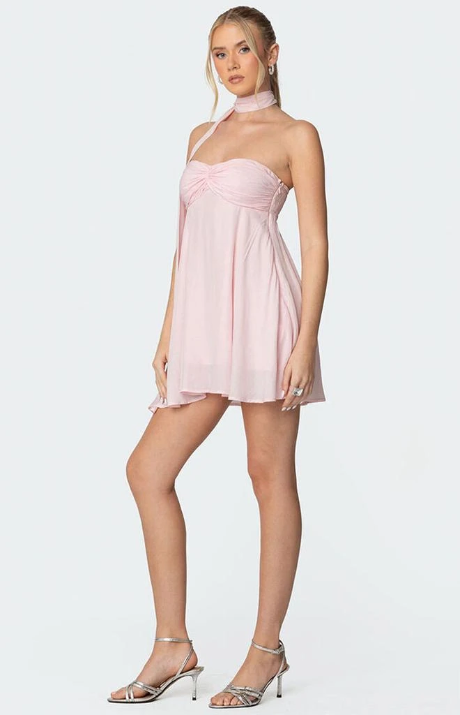 Edikted Pheona Strapless Scarf Mini Dress 2