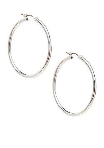 Nine West West Classic Large Hoop Earring 1