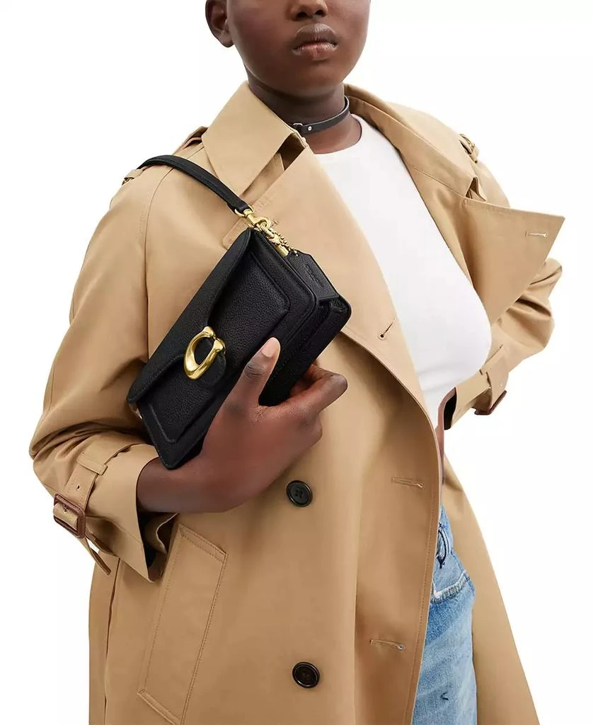 Coach Polished Pebble Leather Mini Tabby Shoulder Bag 20 1