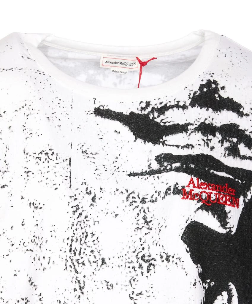 Alexander McQueen Alexander McQueen Graphic Print Crewneck T-Shirt 4