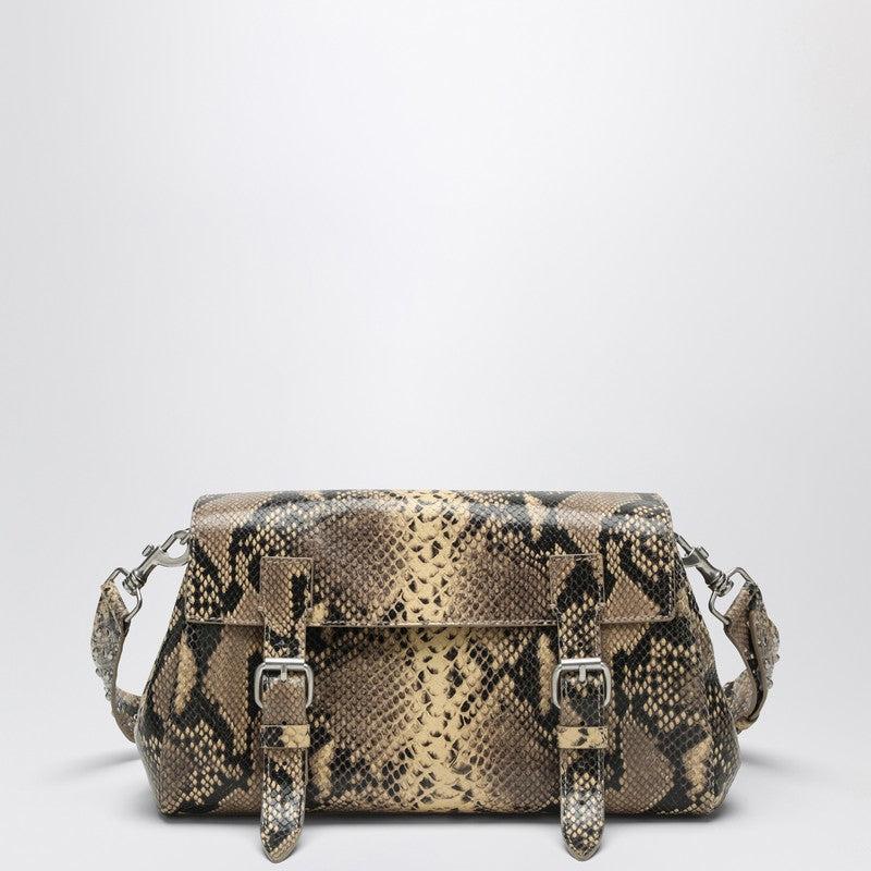 Dries Van Noten Women's Medium Printed Leather Shoulder Bag