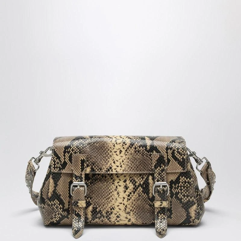 Dries Van Noten Women's Medium Printed Leather Shoulder Bag 1