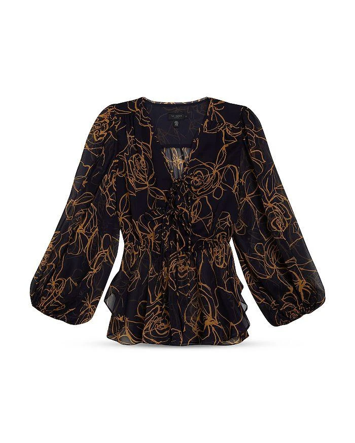 Ted Baker London Kazuko Tie Front Blouse 4