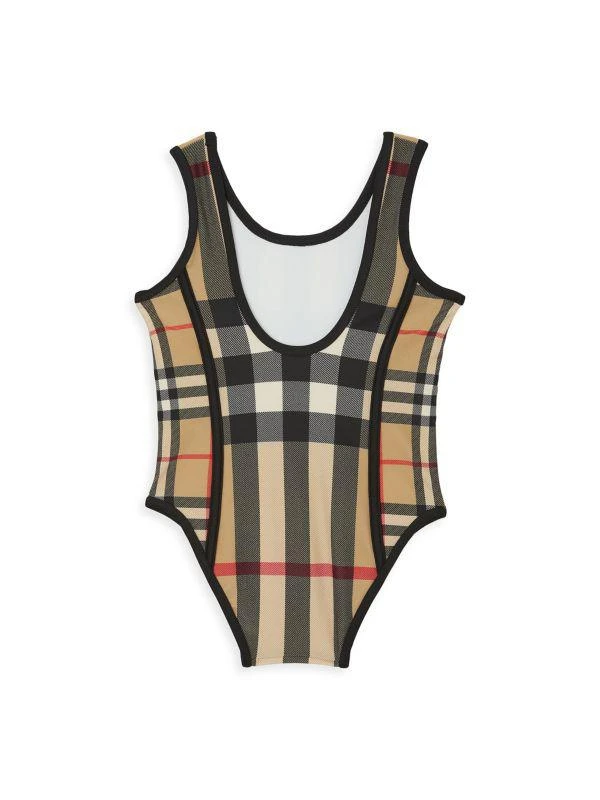 Burberry Baby Girl's Nigella Archive Check Print Swimsuit 2
