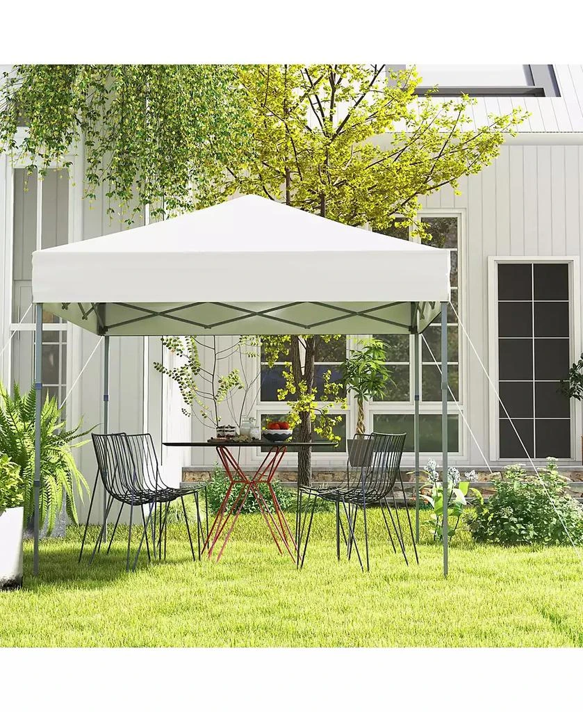 Gymax Patio 6.6 x 6.6ft Outdoor Pop-up Canopy Tent UPF 50+ Portable Sun Shelter 5