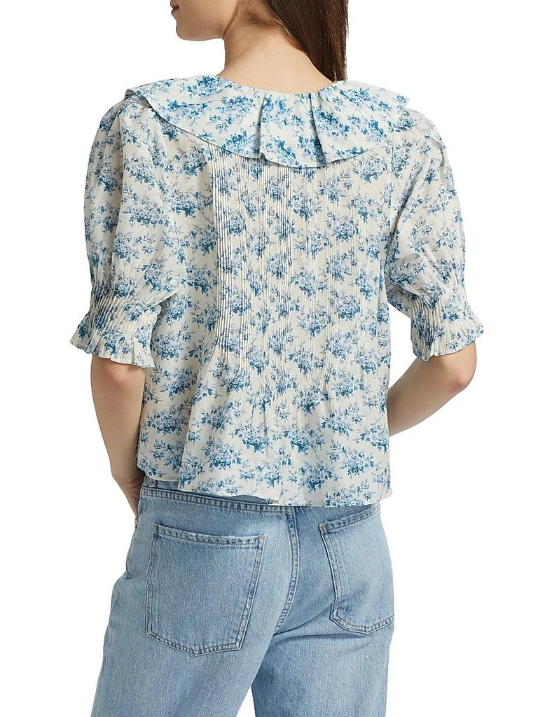 DÔEN Henri Floral Cotton Top 5