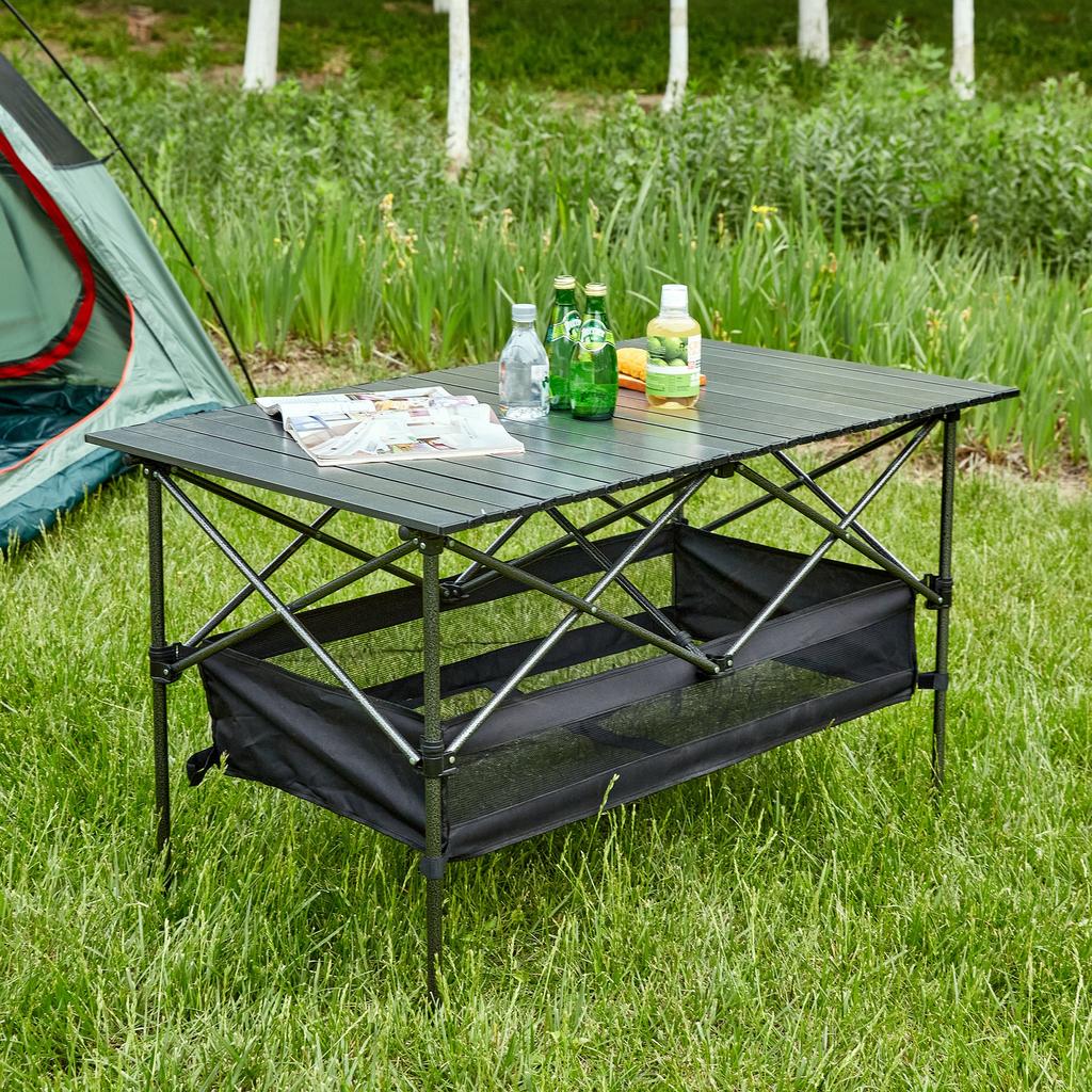 Streamdale Furniture Streamdale Folding Aluminum Outdoor Table with Carrying Bag