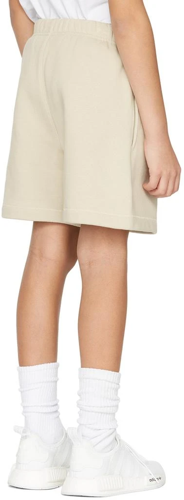 Essentials Kids Beige '1977' Shorts 4