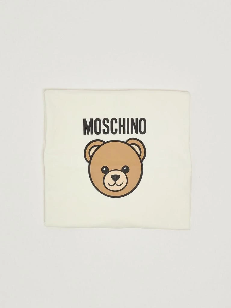 Moschino Moschino Kids Logo Printed Blanket