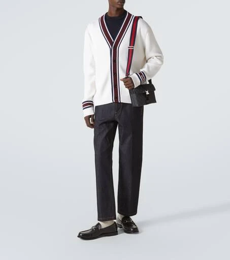 Gucci GG Mini leather-trimmed crossbody bag 7