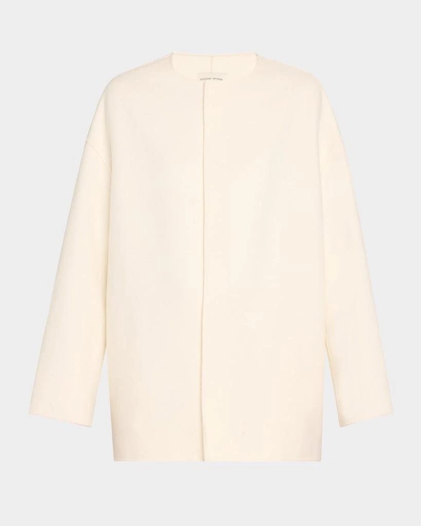 Loulou Studio Gio Short Wool-Cashmere Coat 1