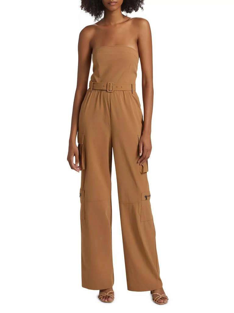 Alice + Olivia Sachiko Strapless Cargo Jumpsuit 3