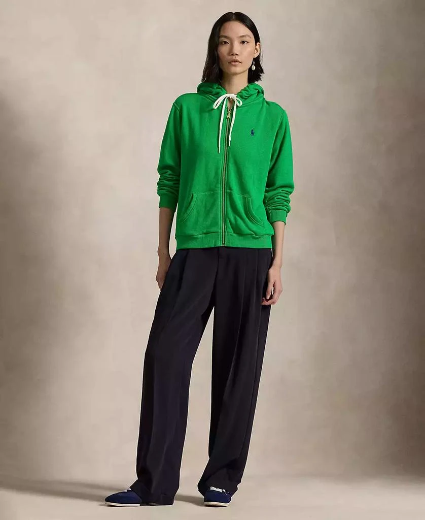 Ralph Lauren Women's Cotton Fleece Full-Zip Hoodie Sweatshirt 4