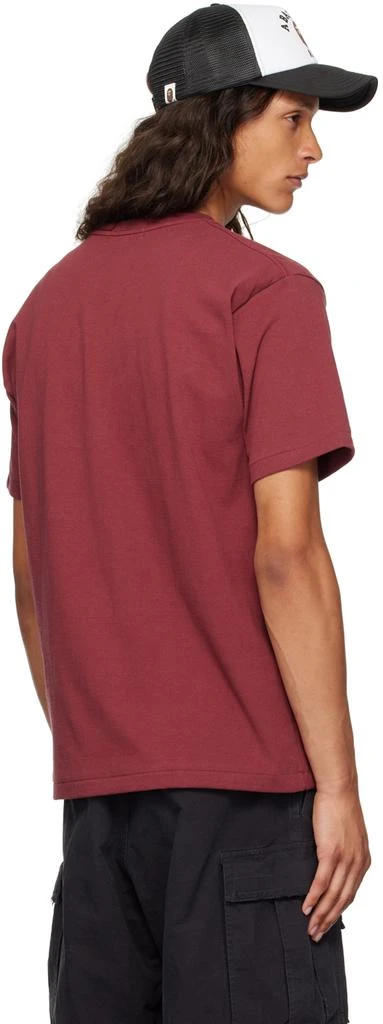 Bape Burgundy Archive Graphic T-Shirt 3