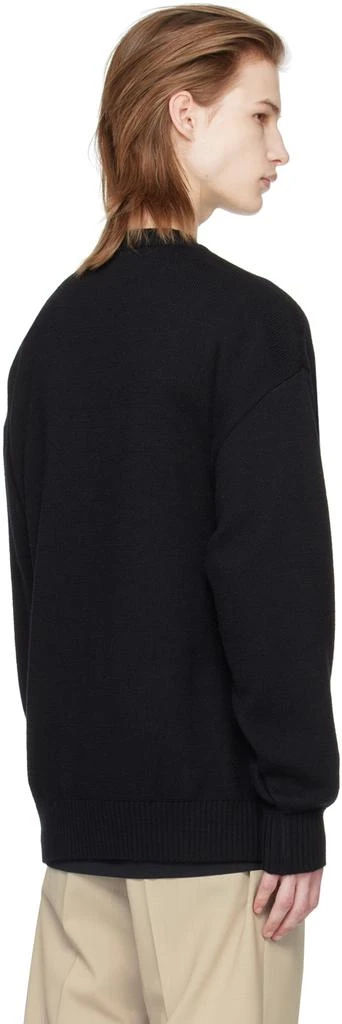 Wacko Maria Black Buttoned Cardigan 3