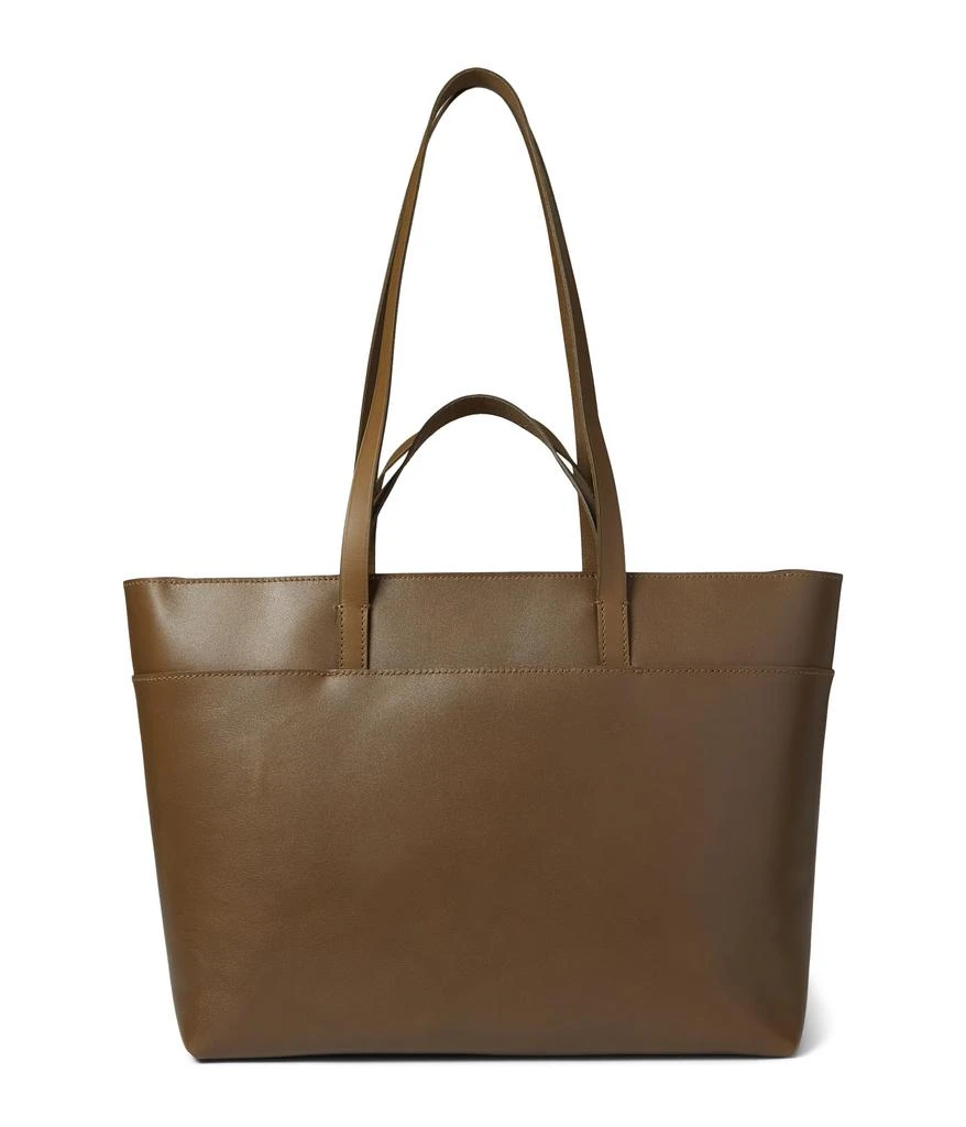Madewell The Zip-Top Essential Tote in Leather 1