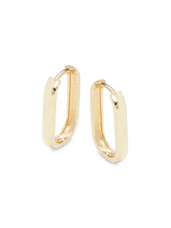 Saks Fifth Avenue 14K Yellow Gold Hoop Earrings 1
