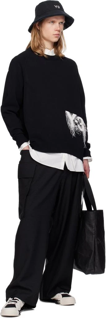 Y-3 Black Sport Uniform Cargo Pants 4