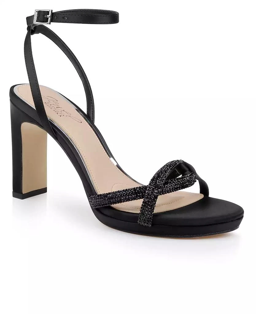 Badgley Mischka Women's Fila Dress Platform Sandals 1