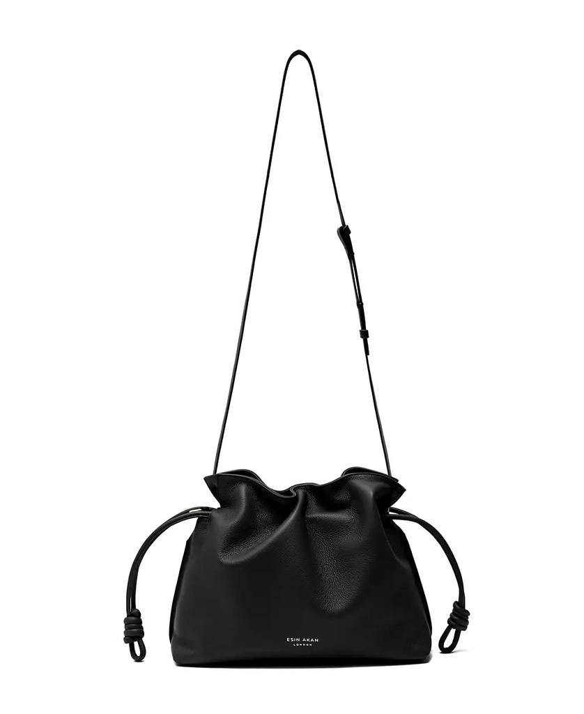Esin Akan Midi Emma Leather Top Handle Crossbody Bag