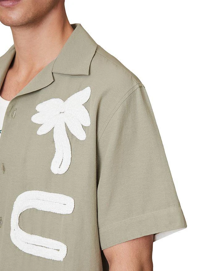 REISS Che Palco Embroidered Camp Shirt 6