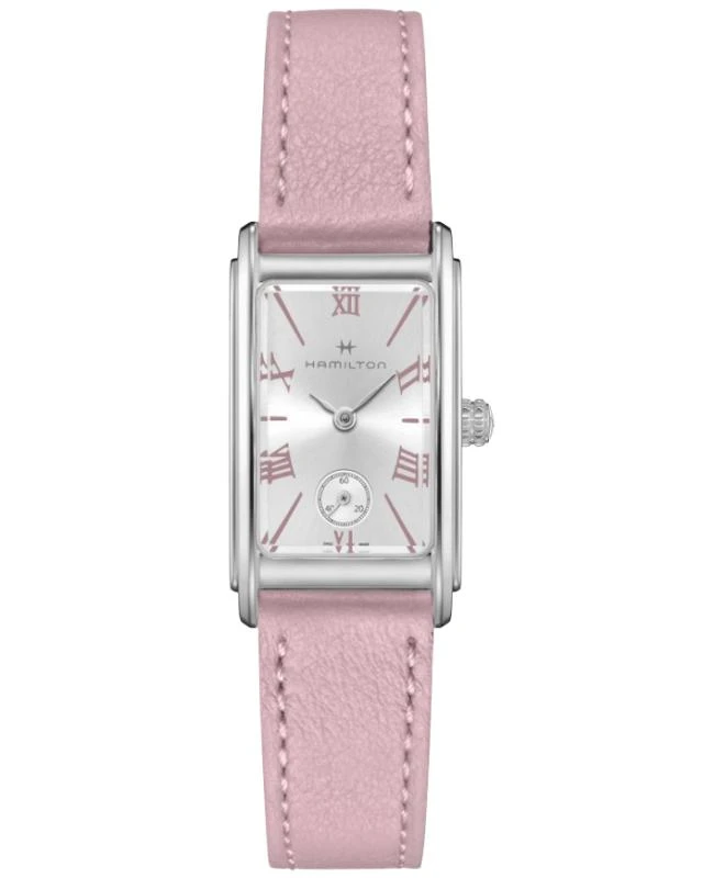 Hamilton Hamilton American Classic Ardmore Small Silver Dial Leather Strap Women's Watch H11221853 1