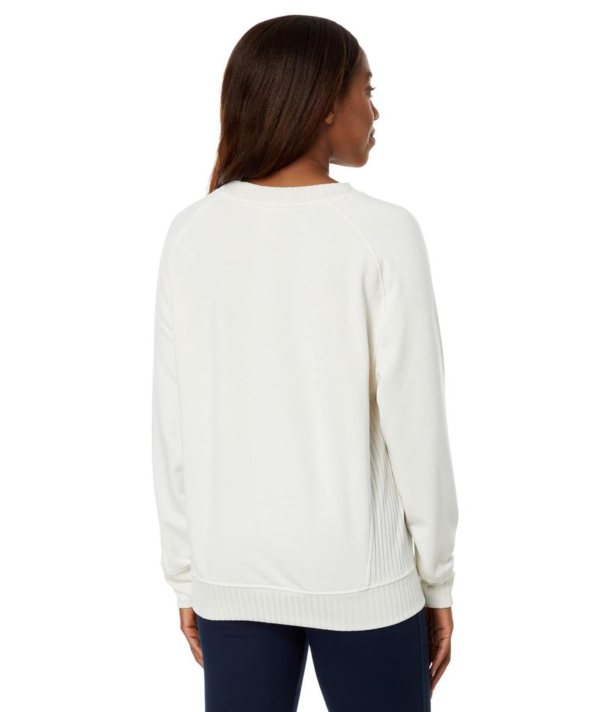 Jockey Active Cozy Fleece Oversized Rib Detail Crew