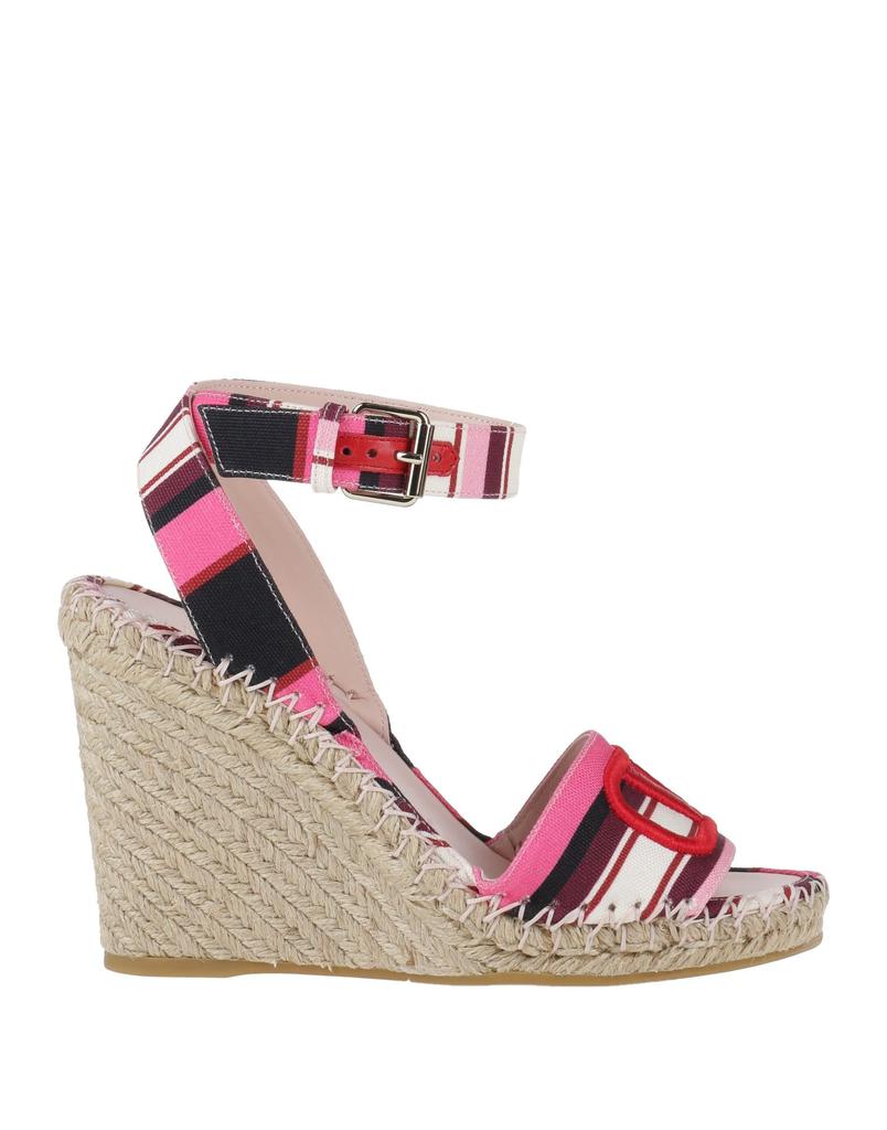 サンダル・ミュール VALENTINO MULTICOLOR LEATHER LADYCRUSH SANDALS Valentino Garavani Multicolor Leather Ladycrush Sandals