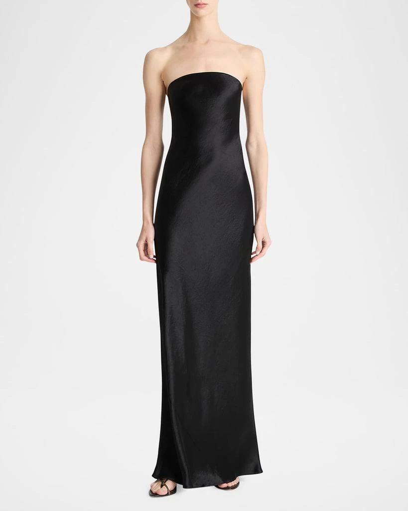 vince silk dress sale Paneled Satin Bias Slip Dress in Dresses & Skirts