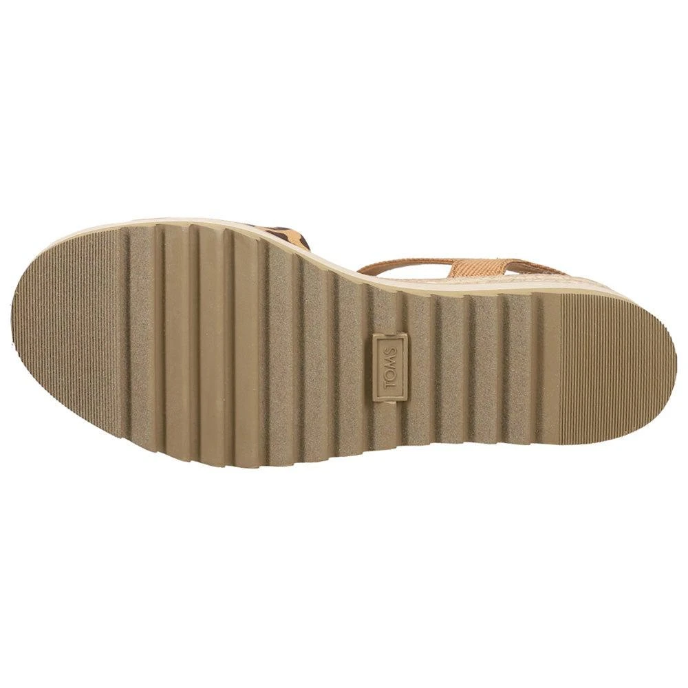 TOMS Diana Leopard Platform Wedge Sandal 5
