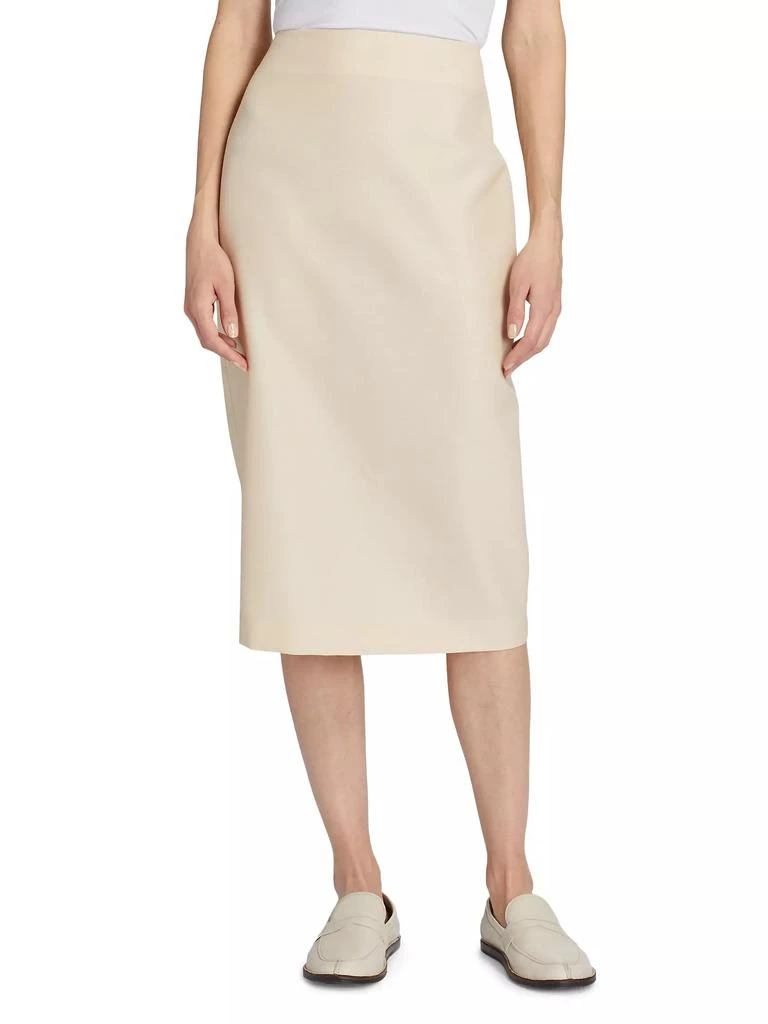 The Row Bartellette Virgin Wool-Blend Midi-Skirt 3