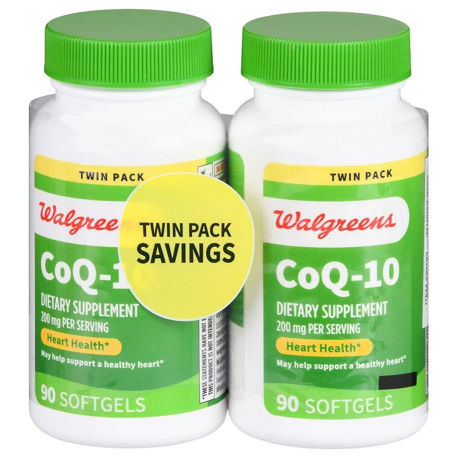 Walgreens CoQ-10 200 mg Softgels (90 days) 1