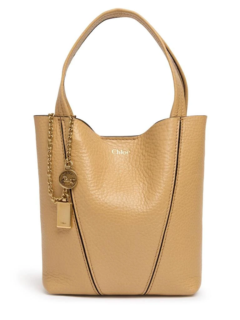 Chloé Small Chloé Grain Leather Tote Bag 1