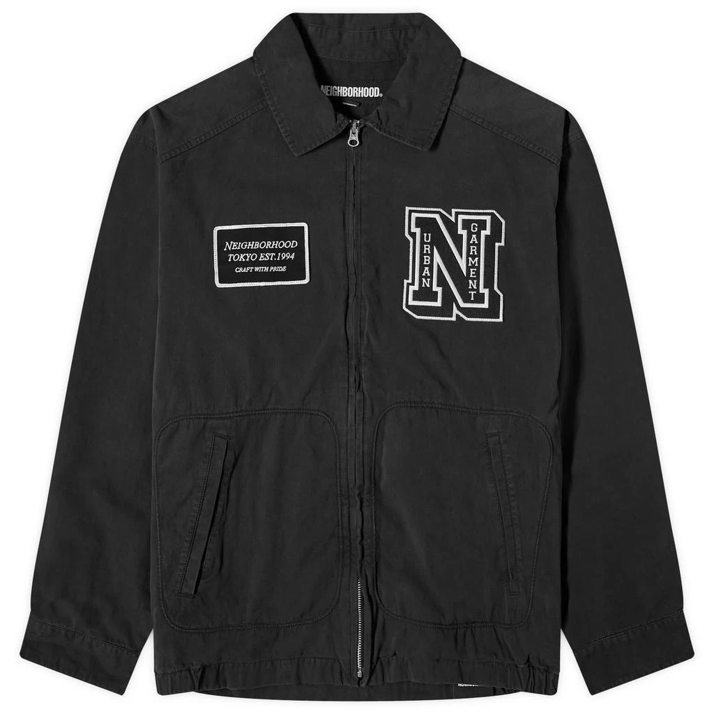 NEIGHBORHOOD Neighborhood Washed Zip Patch Work Jacket 1