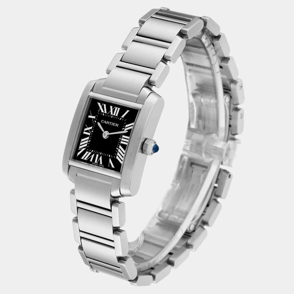 Cartier Cartier Tank Francaise Black Dial Steel Ladies Watch W51026Q3 20.0 mm x 25.0 mm 3