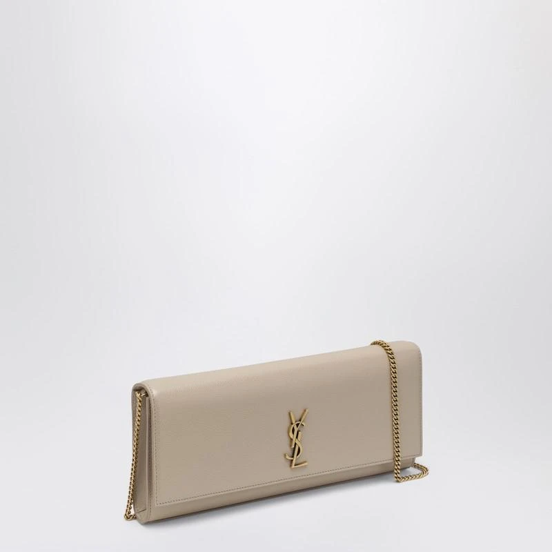 Yves Saint Laurent Kate clutch in beige grain de poudre leather 3
