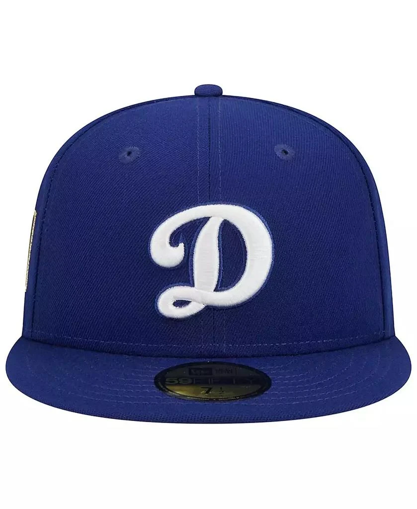 New Era Men's Royal Los Angeles Dodgers Alternate Logo 2020 World Series Team Color 59FIFTY Fitted Hat 2