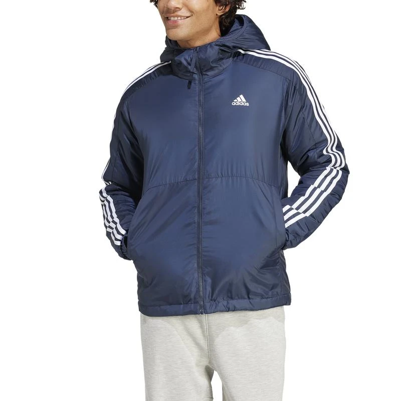 Adidas adidas Essentials 3-Stripes Insulated Hooded Jacket - Men's 1