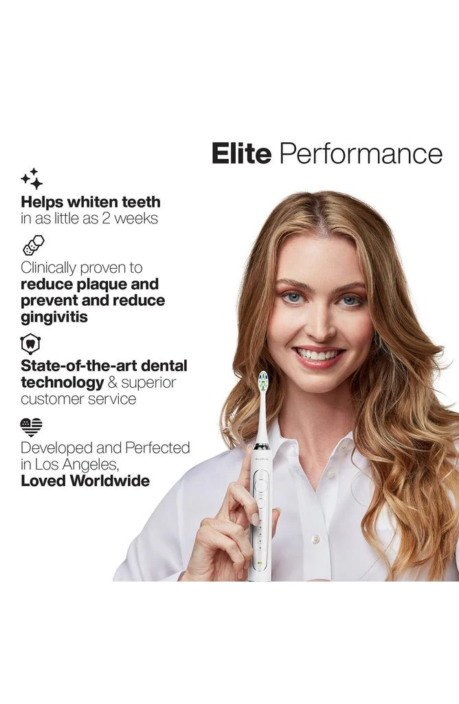 AquaSonic Elite Ultra-Whitening Power Toothbrush 7
