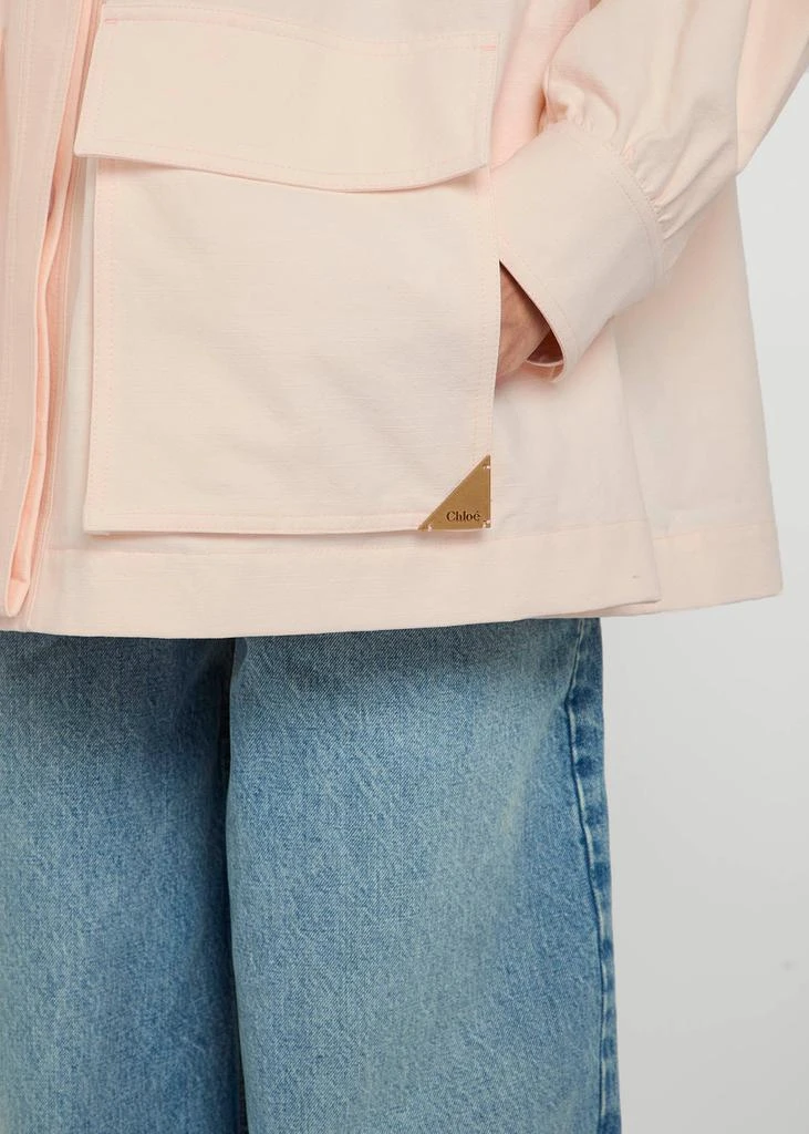 Chloé Pleated canvas jacket 6