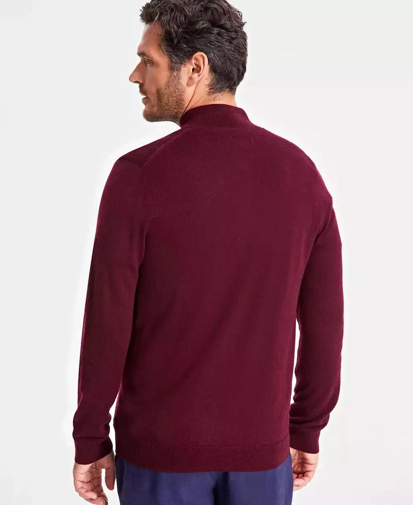 Club Room Men's Merino Zip-Front Sweater, Created for Macy's 2