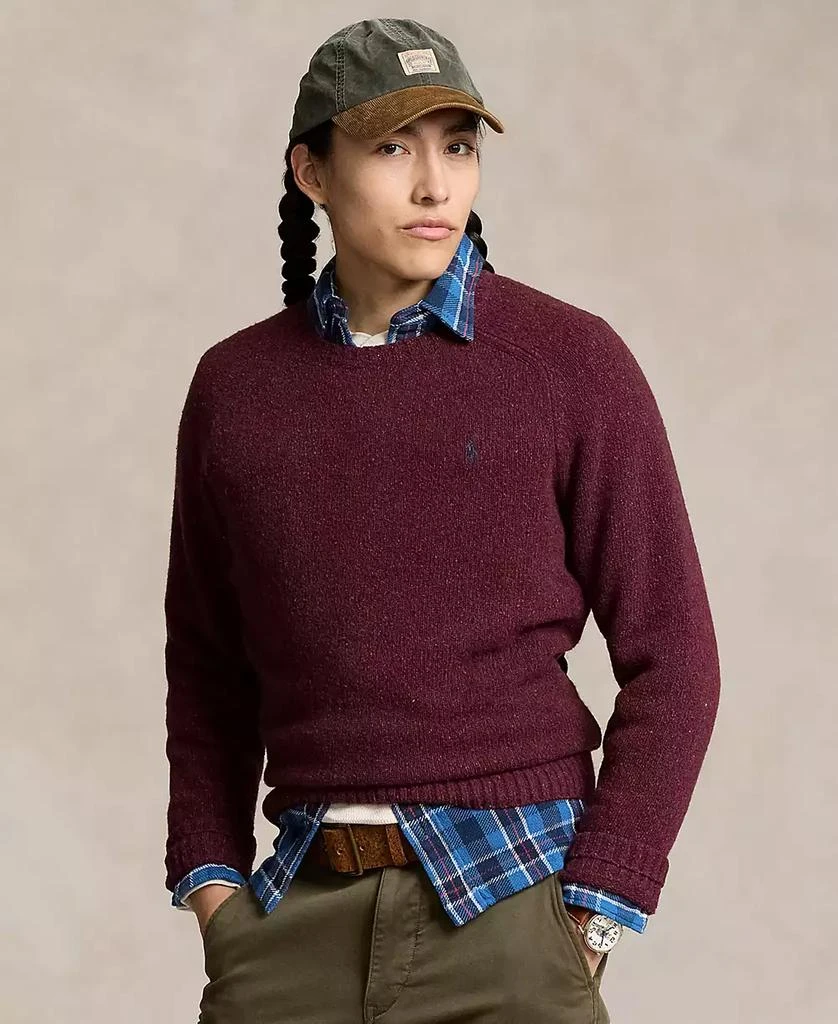 Ralph Lauren Men's Speckled Wool-Blend Crewneck Sweater 1