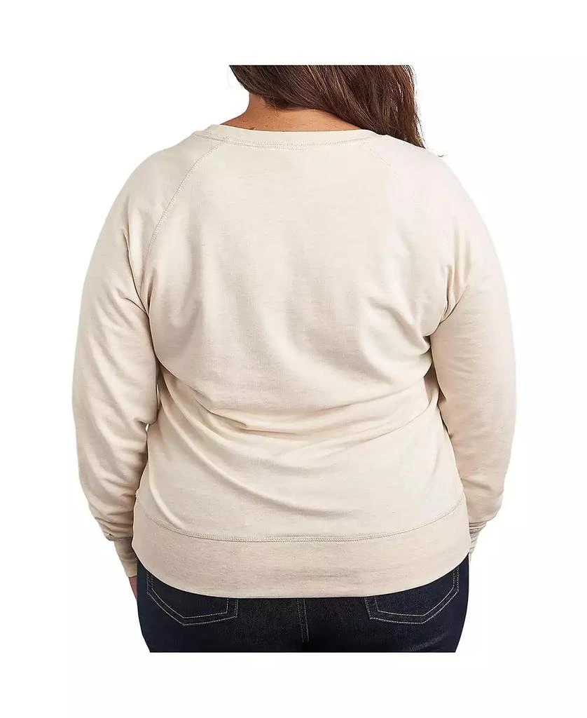 Hybrid Apparel Plus Size Peanuts Thankful Graphic Pullover T-shirt 2