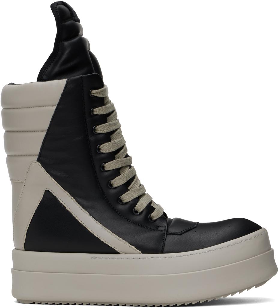 Rick Owens Black & Off-White Porterville Mega Geobasket