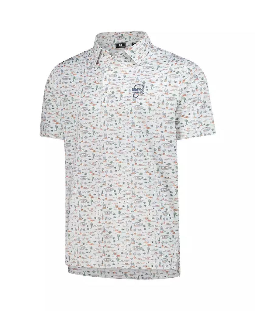 FootJoy Men's White Wm Phoenix Open Prodry All Over Print Polo Shirt