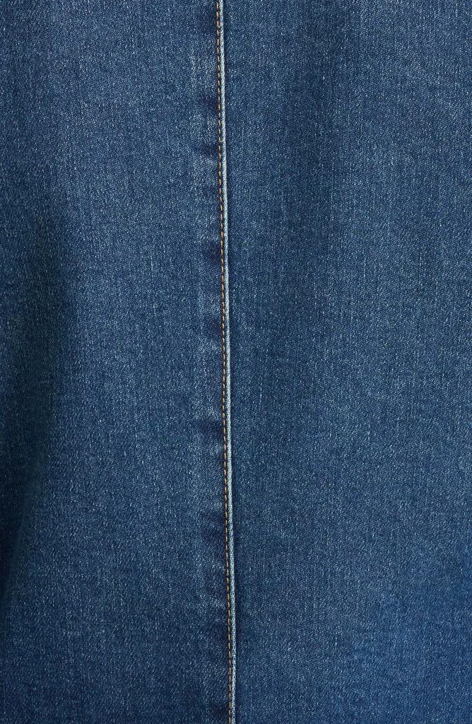 Alice + Olivia Macey Fitted Denim Blazer 5