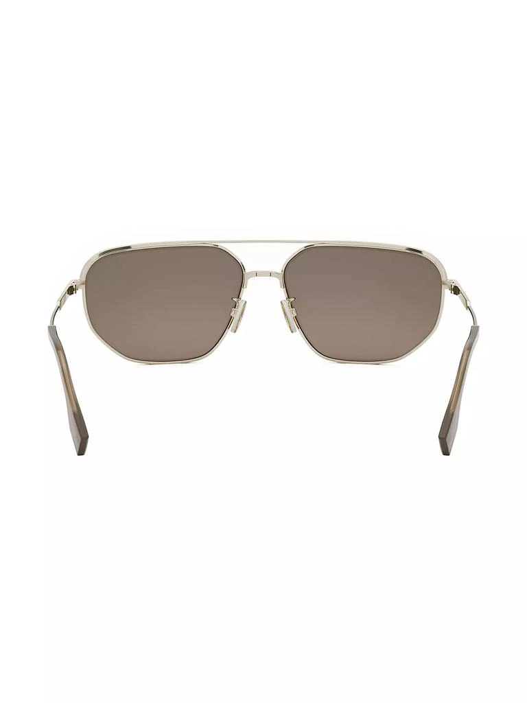Fendi Fendi Travel 61MM Rectangular Sunglasses 5