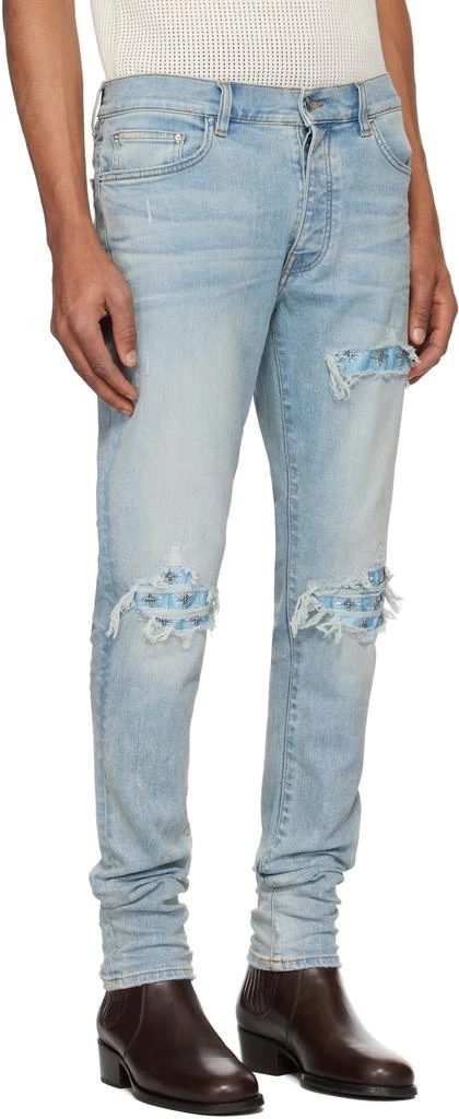 AMIRI Blue Crystal Starburst MX1 Jeans 2