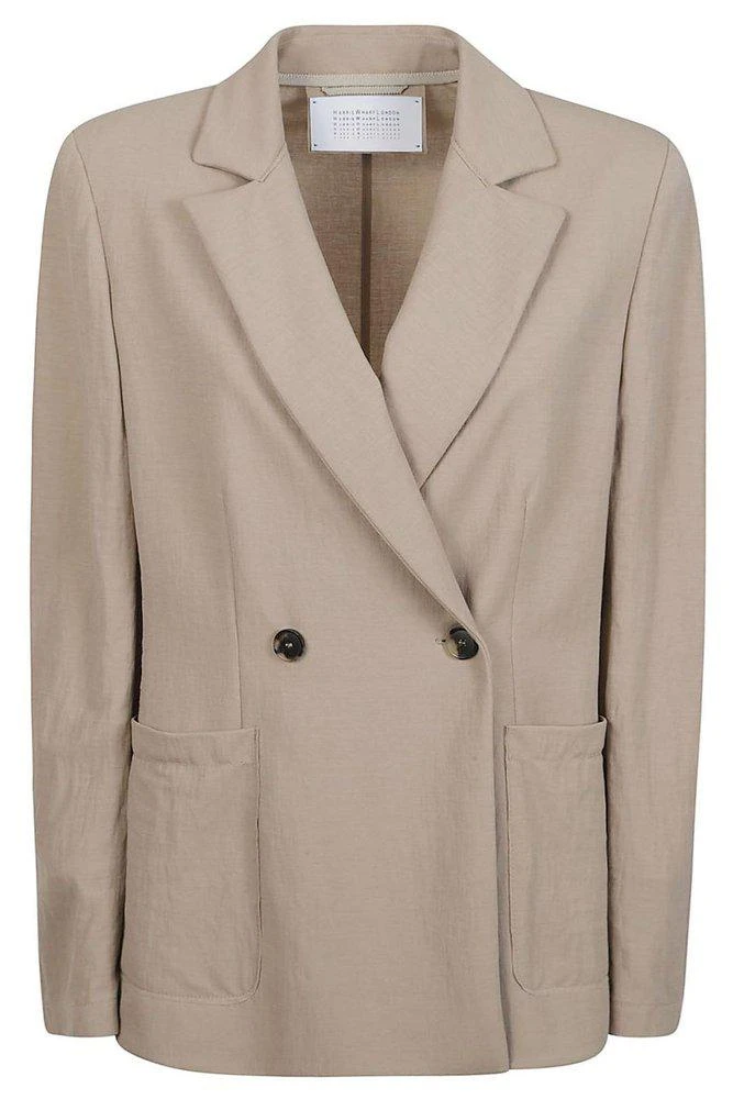 Harris Wharf London Harris Wharf London Double-Breasted Patch-Pocket Blazer