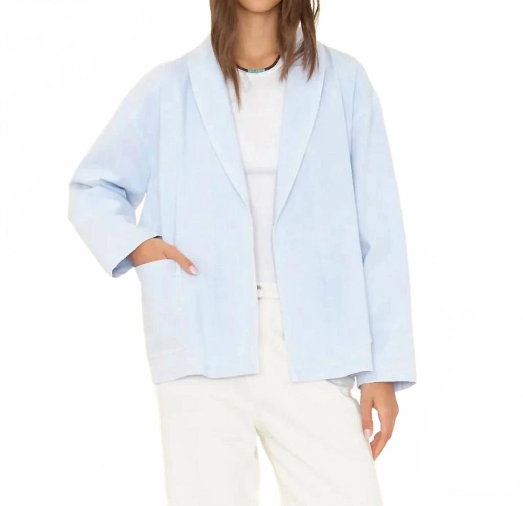 XIRENA Willis Jacket In Blue Star 1